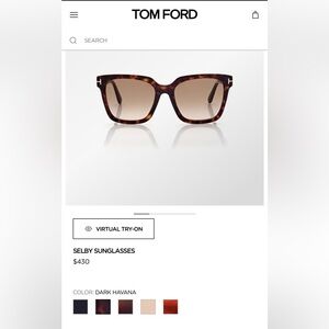 Tom Ford Selby Dark Havana Sunglasses - Brown Gradient